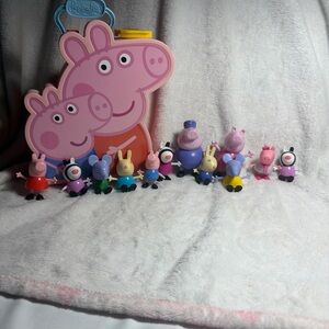 Peppa Pig Pink and Purple Playset with Figures